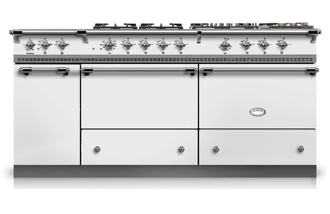 Piano de cuisson blanc Lacanche Sully 1800 disponible chez Inox Passion